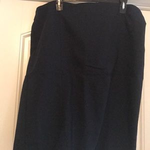 Van Heusen Navy Pencil Skirt
